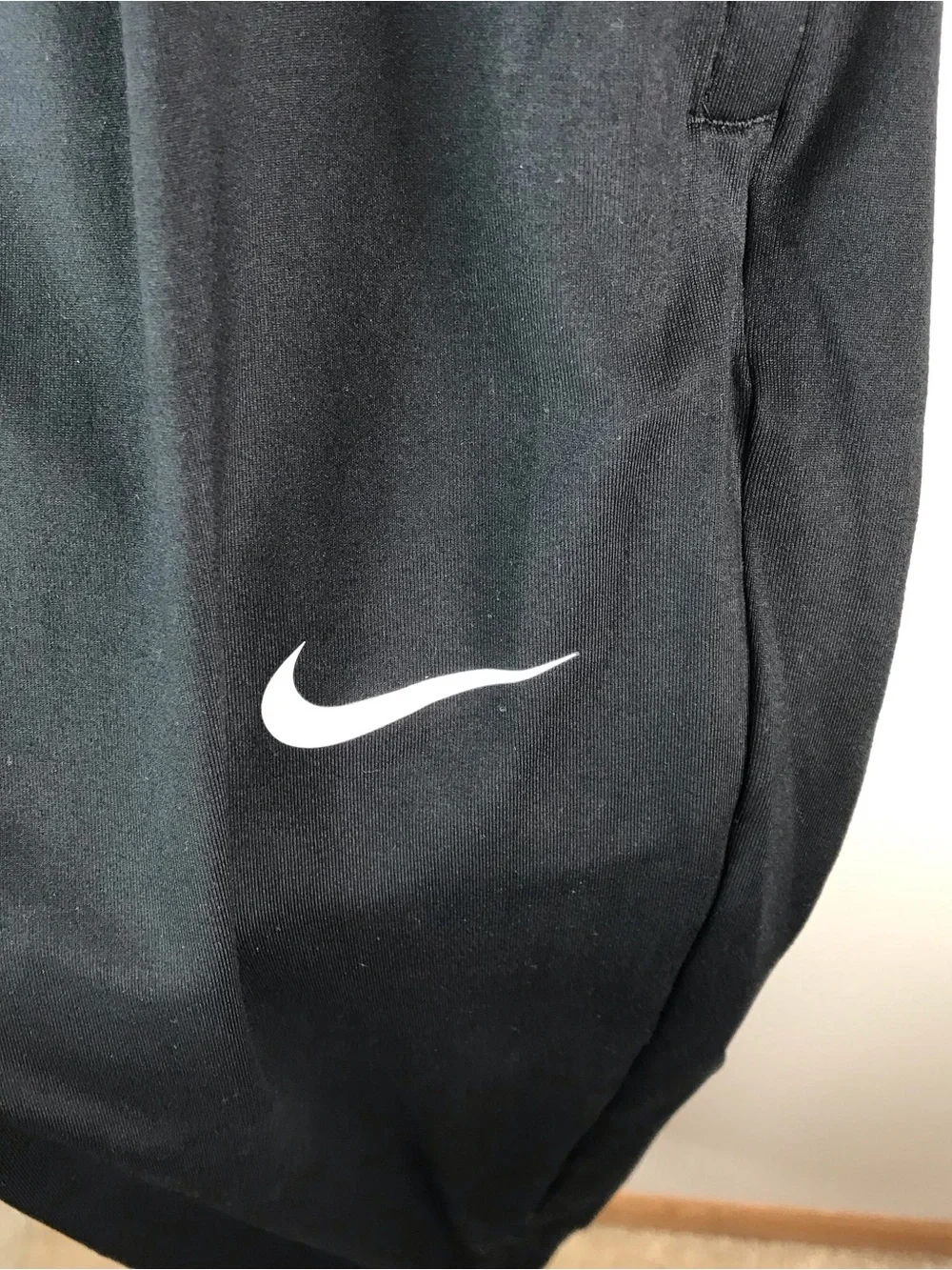 Nike Dri Fit Black Athletic Joggers Sz XS